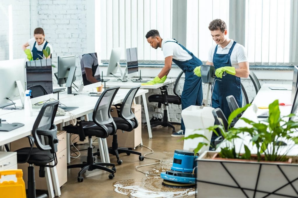 Commercial cleaning service - business janitor